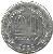 reverse of 20 Centavos (1957 - 1961) coin with KM# 55 from Argentina. Inscription: 20 CENTAVOS 1957