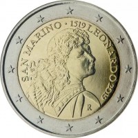 SAN MARINO 1519 LEONARDO 2019UPR.