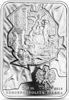 obverse of 20 Złotych - Helena Modrzejewska (2019) coin from Poland. Inscription: 20 ZŁ mw 2019 RZECZPOSPOLITA POLSKA