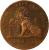 reverse of 1 Centime - Leopold I (1832 - 1863) coin with KM# 1 from Belgium. Inscription: L'UNION FAIT LA FORCE CONSTITUTION BELGE 1831 * 1 CENT. BRAEMT F.