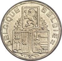 Belgium coin 5 Francs - Leopold III - BELGIQUE-BELGIE (1938 - 1939) obverse obverse of 5 Francs - Leopold III - BELGIQUE-BELGIE (1938 - 1939) coin with KM# 116 from Belgium. Inscription: BELGIQUE BELGIE