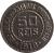 obverse of 50 Réis (1918 - 1935) coin with KM# 517 from Brazil. Inscription: REPUBLICA DOS ESTADOS UNIDOS DO BRAZIL 50 RÉIS * 1919 *