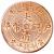 obverse of 10 Cash - Guangxu (1905 - 1908) coin with Y# 10 from China. Inscription: 午 丙 大 部　幣　銅　戶 清 文十錢制當