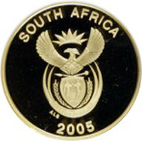South Africa coin 2 Rand - World Heritage Site Series: Mapungubwe (2005) obverse obverse of 2 Rand - World Heritage Site Series: Mapungubwe (2005) coin from South Africa. Inscription: SOUTH AFRICA ALS 2005