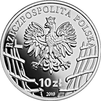 Poland coin 10 Złotych - Łukasz Ciepliński obverse of 10 Złotych - Łukasz Ciepliński