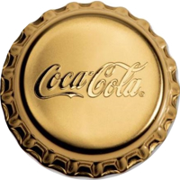 reverse of 50 Dollars - 130 years of Coca-Cola® (2018) coin from Fiji. Inscription: Coca-Cola®