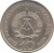 obverse of 10 Mark - Buchenwald Concentration Camp Memorial (1972) coin with KM# 38 from Germany. Inscription: DEUTSCHE DEMOKRATISCHE REPUBLIK A 1972 10 MARK