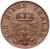 obverse of 1 Pfenning - Wilhelm I (1861 - 1873) coin with KM# 480 from German States. Inscription: 360 EINEN THALER