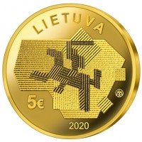 Lithuania coin 5 Euro - Agricultural Sciences (2020) obverse obverse of 5 Euro - Agricultural Sciences (2020) coin from Lithuania. Inscription: LIETUVA 5€ 2020