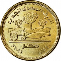 Brass Plated Steel coin Egypt Brass Plated Steel coin Egypt