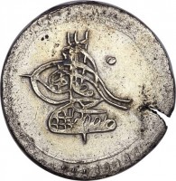Silver coin Egypt KM# 117 مصطفى بن احمد.