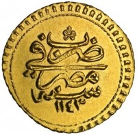 Gold coin  Egypt  KM# 91