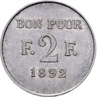 BON POUR. F. 2 F. 1892.