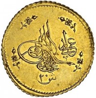Gold coin  Egypt  KM# 216