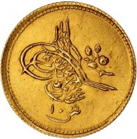 Gold coin  Egypt  KM# 259