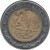 obverse of 5 Pesos - 200th Anniversary of the Independence: Agustín de Iturbide (2009) coin with KM# 912 from Mexico. Inscription: ESTADOS UNIDOS MEXICANOS