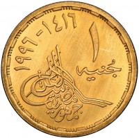 Gold coin  Egypt  KM# 937