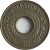 obverse of 5 Mils (1927 - 1947) coin with KM# 3 from Palestine. Inscription: פלשתינה(אי) · PALESTINE · فلسطين 1935