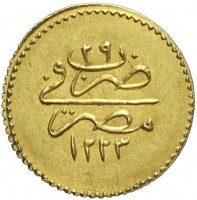 Gold coin  Egypt  KM# 211