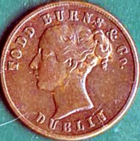 Copper. coin  Ireland