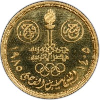 Gold coin  Egypt  KM# 577