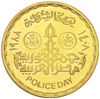 Gold coin  Egypt  KM# 647