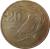 reverse of 20 Cents (1983 - 1988) coin with KM# 57 from Cyprus. Inscription: 20