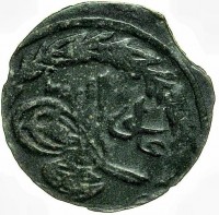 Billon coin Libya KM# 220 ٢٨. محمود. خان. مطفر دائما. عدلي.