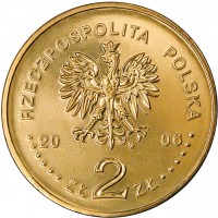 Poland coin 2 Złote - Warsaw School of Economics (2006) obverse obverse of 2 Złote - Warsaw School of Economics (2006) coin with Y# 609 from Poland. Inscription: RZECZPOSPOLITA POLSKA 2006 ZŁ 2 ZŁ