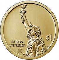 Manganese-Brass coin  United States  KM# 715