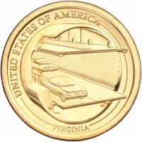 Manganese-Brass coin  United States  KM# 753