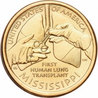 Manganese-Brass coin  United States  KM# 786