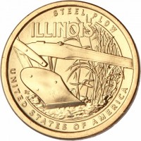 Manganese-Brass coin United States KM# 796 Manganese-Brass coin United States KM# 796