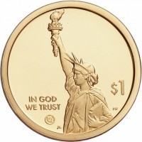 Manganese-Brass coin United States KM# 798 Manganese-Brass coin United States KM# 798