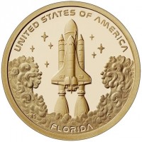 Manganese-Brass coin  United States  KM# 817