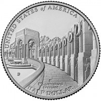 Copper-nickel clad copper coin United States KM# 794 Copper-nickel clad copper coin United States KM# 794