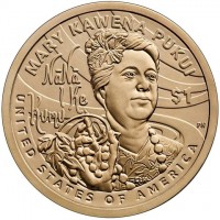 MARY KAWENA PUKUI. Nānā. I Ke. Kumu. $1. PH. CLH. UNITED STATES OF AMERICA.