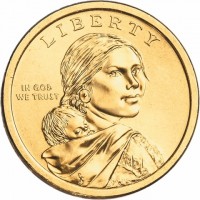 Manganese-Brass clad Copper coin United States KM# 799 Manganese-Brass clad Copper coin United States KM# 799