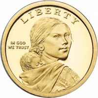 Manganese-Brass clad Copper coin United States KM# 777 Manganese-Brass clad Copper coin United States KM# 777