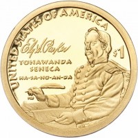 Manganese-Brass clad Copper coin  United States  KM# 767