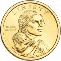 Manganese-Brass clad Copper coin United States KM# 732 Manganese-Brass clad Copper coin United States KM# 732