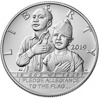 Copper-nickel clad copper coin  United States  KM# 688