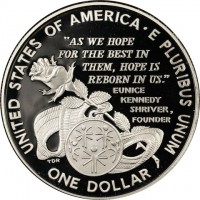 Silver coin  United States  KM# 266