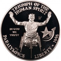 Silver coin  United States  KM# 268