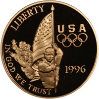 Gold coin  United States  KM# 274