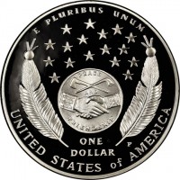 Silver coin  United States  KM# 363