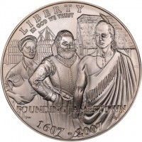 Silver coin  United States  KM# 405