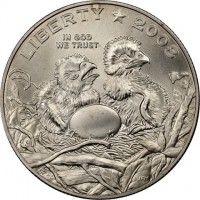 Copper-nickel clad copper coin  United States  KM# 438