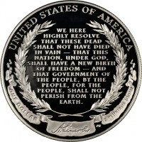 Silver coin  United States  KM# 454