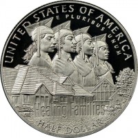 Copper-nickel clad copper coin United States KM# 659 Copper-nickel clad copper coin United States KM# 659